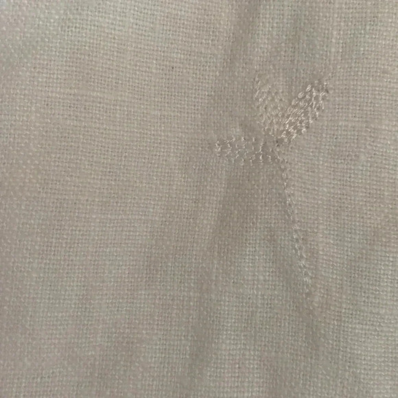 White linen Norton Mcnaughton dress - great condition - size 10 - embroidered - Picture 9 of 9